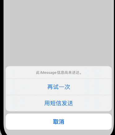 昌图apple维修iPhone上无法正常发送iMessage信息