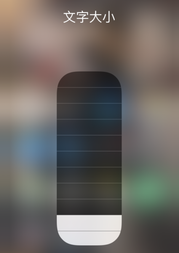 昌图苹果手机维修分享小技巧：在 iPhone 控制中心快速调节字体大小 